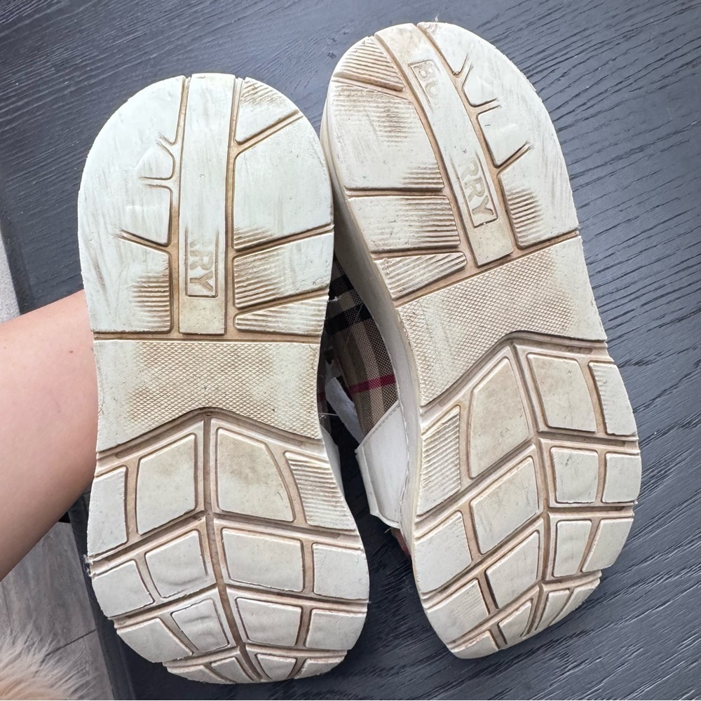 Burberry Women’s Regis Check Trainer Sneakers - Size 5.5 - Picture 6 of 7
